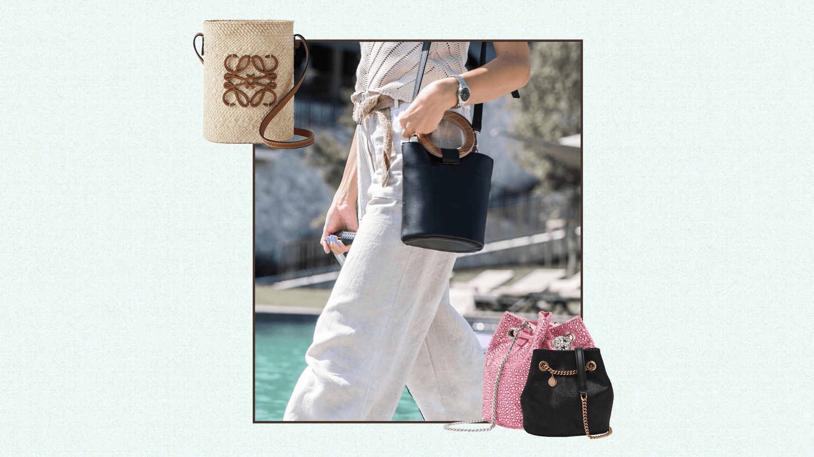 The Best Bucket Bags for Beach Vacations, Day Trips, and Nights Out
